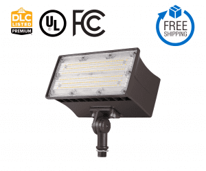 70W LED Flood Light With Photocell AC120-277V