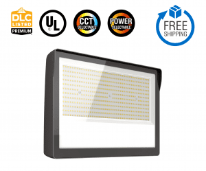 100W-200W Selectable LED Flood Light With Photocell AC120-277V