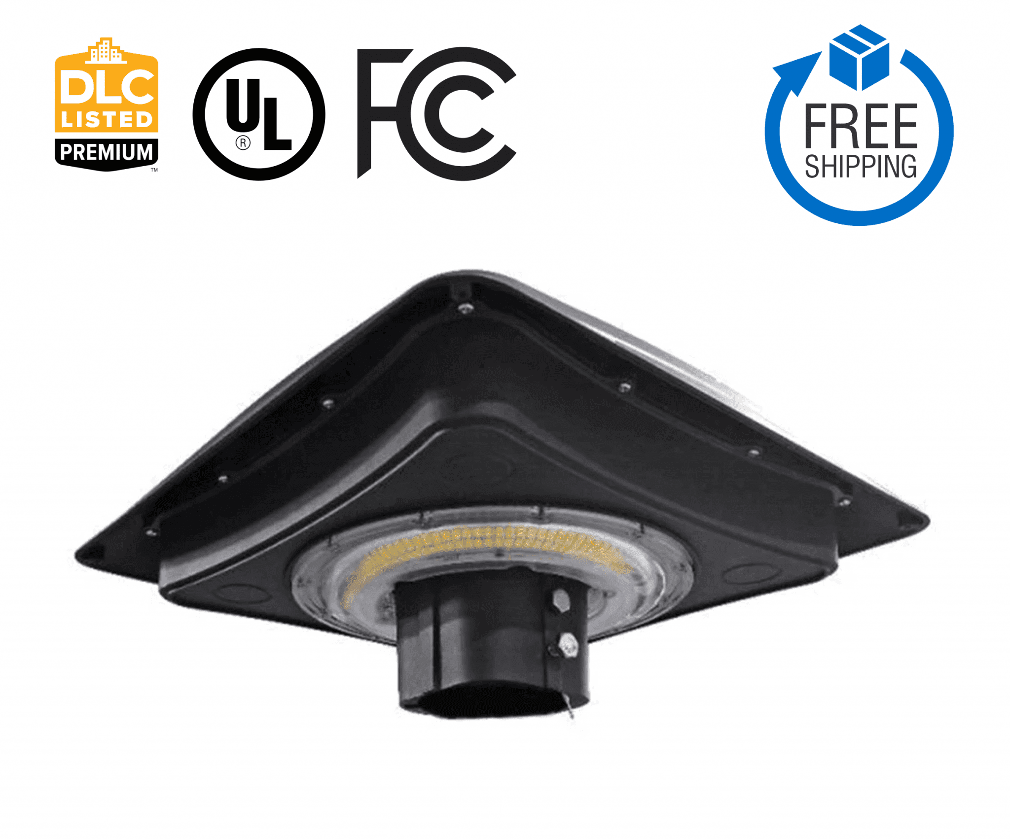 150W LED Post Top Lighting AC120277V Brightway LED Lighting