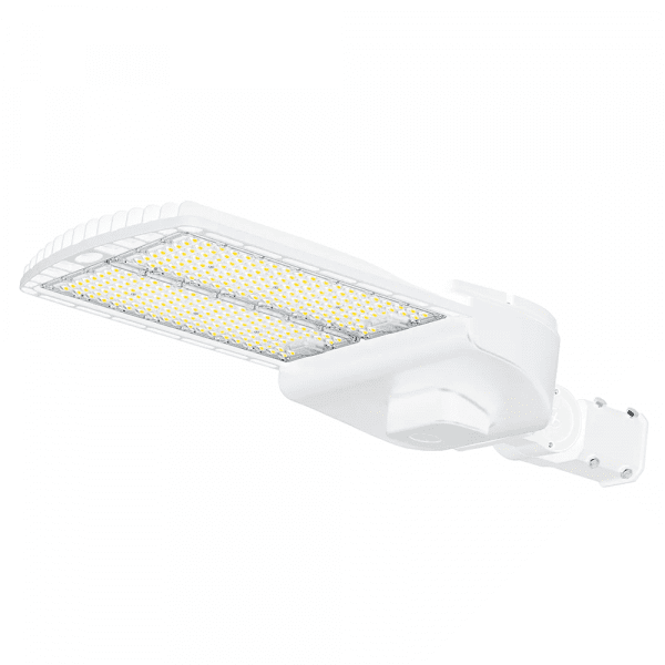 120W-300W WHITE Selectable LED Shoebox Light AC120-277V - Image 3