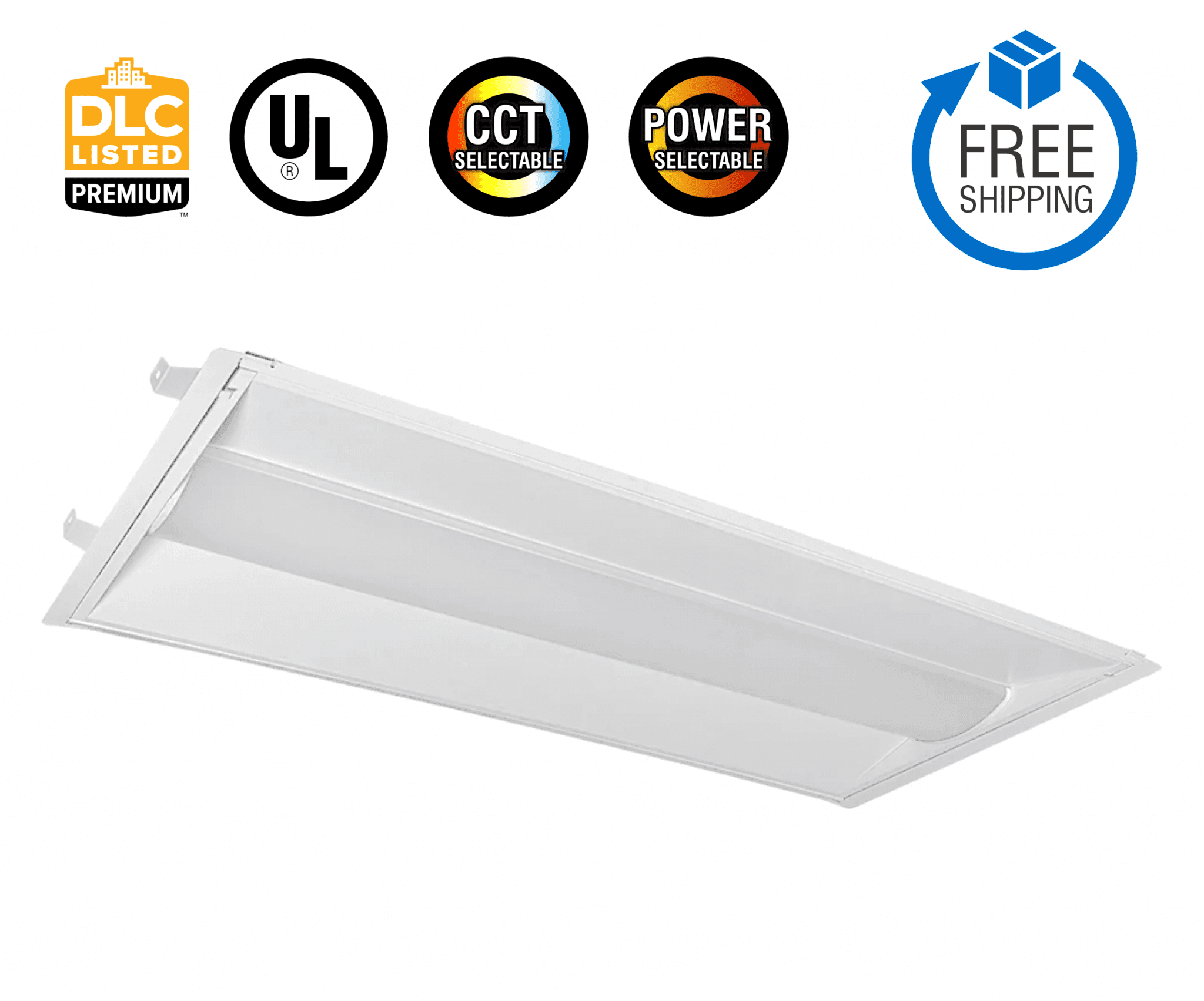 34-45W Selectable LED Troffer Retrofit Kit (2' x 4') - Brightway LED ...