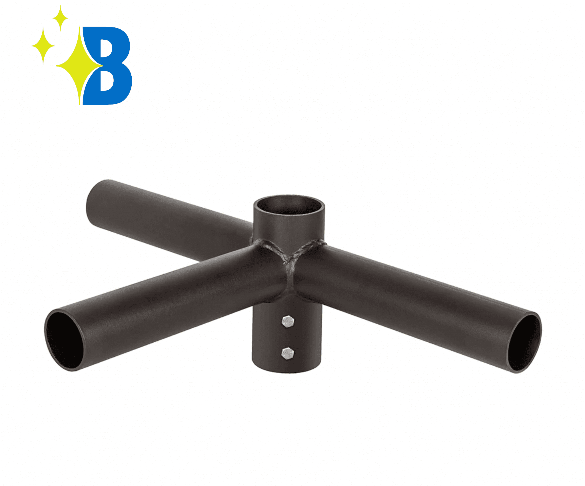 Round Triple 90 Degree Horizontal Tenon Adapter - Brightway LED Lighting
