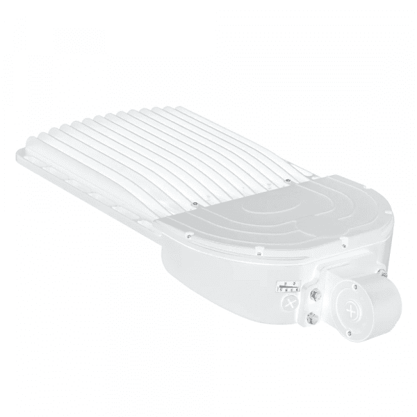 120W-300W WHITE Selectable LED Shoebox Light AC120-277V - Image 2