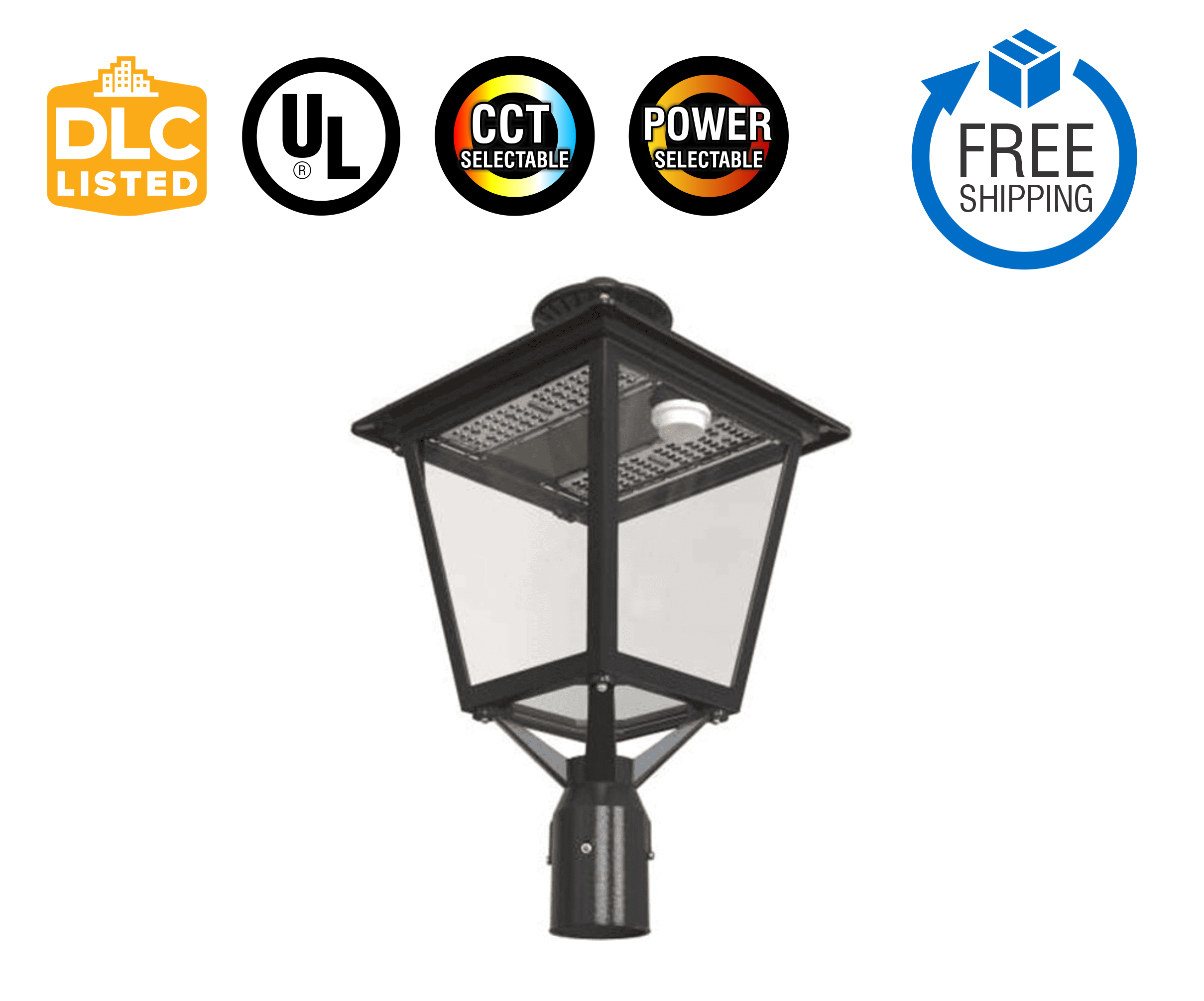 30W LED Lantern Post Top Light Brightway LED Lighting