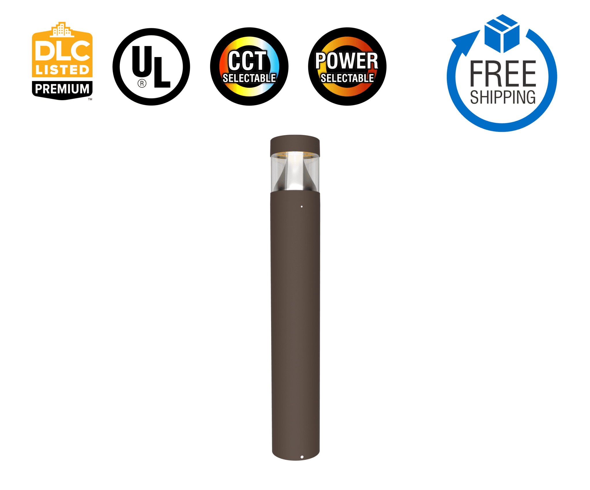 1424W Selectable LED Bollard Light Type BD03 Brightway LED Lighting