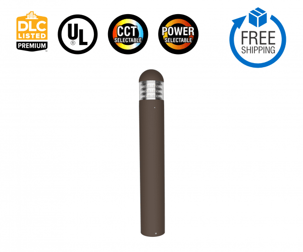 Selectable LED Bollard Light Type BD04 - 14W~24W
