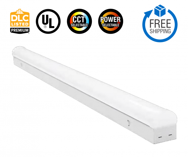24/32/40W Tunable LED Linear Strip  Light, 4ft, 35/40/50K CCT, AC120-277V, 0-10V Dimmable