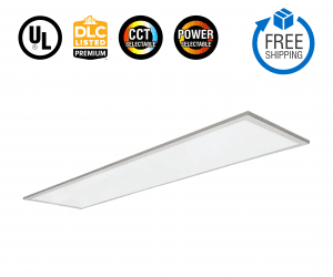 15-40W Selectable Edge-Lit Light Panel CRI 83 (1' x 4')