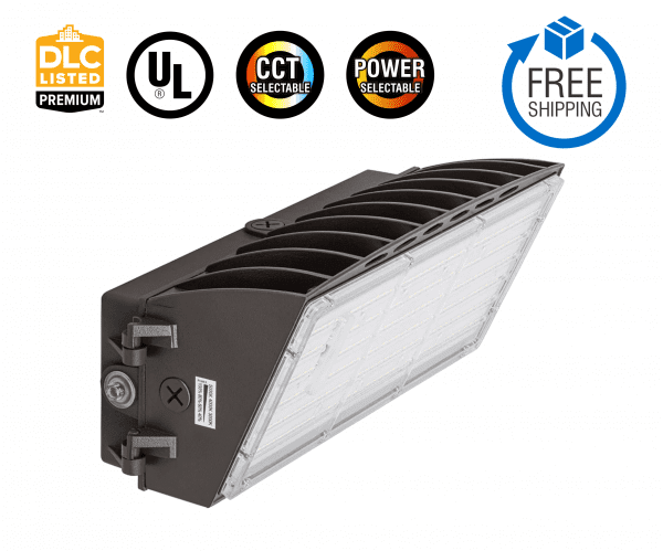 Selectable LED Semi-Cutoff Wall Pack - 28W-70W