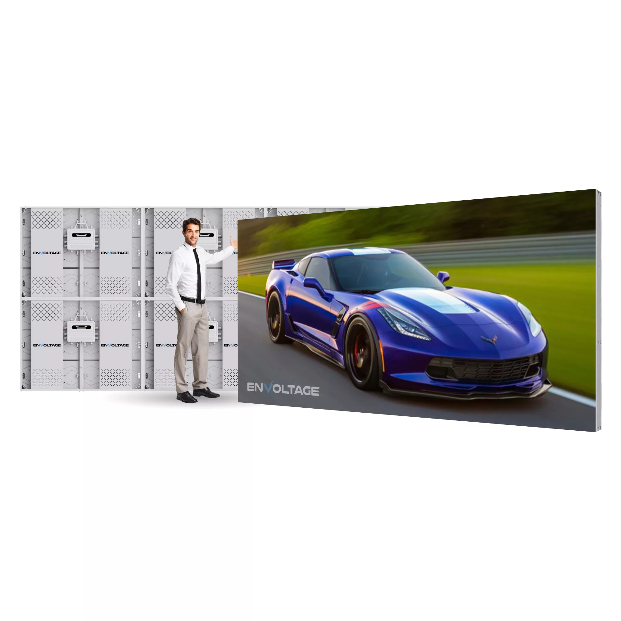 L-Series 9mm 6’x12′ Double Sided Outdoor LED Display