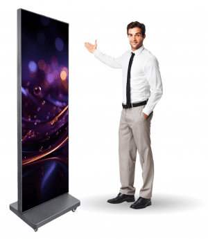 1.86mm Indoor Foldable Poster LED Display - 344x1032 Resolution
