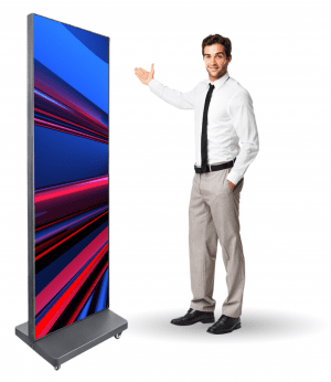 2mm Indoor Foldable Poster LED Display - 320x960 Resolution