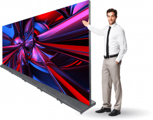 2mm Indoor Modular HD LED Display (5 Posters) - 1600x960 Resolution