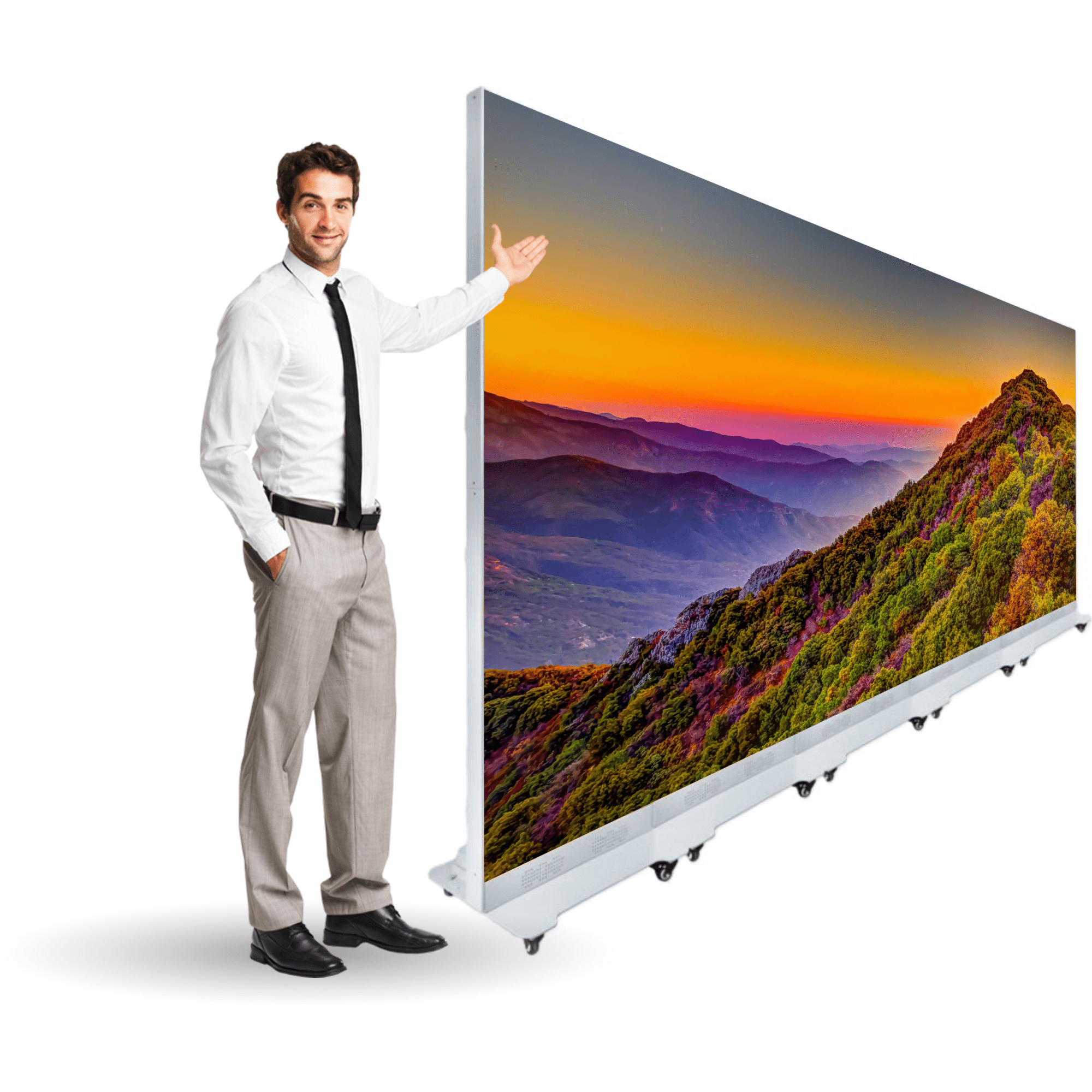 1.53mm Indoor Modular Front Service HD LED Video Wall - 2080x1248 Resolution