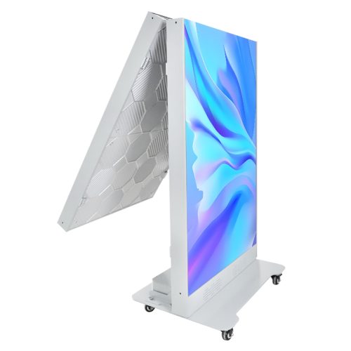 1.53mm Indoor Foldable Front Service Poster LED Display - 416x1248 Resolution - Image 2