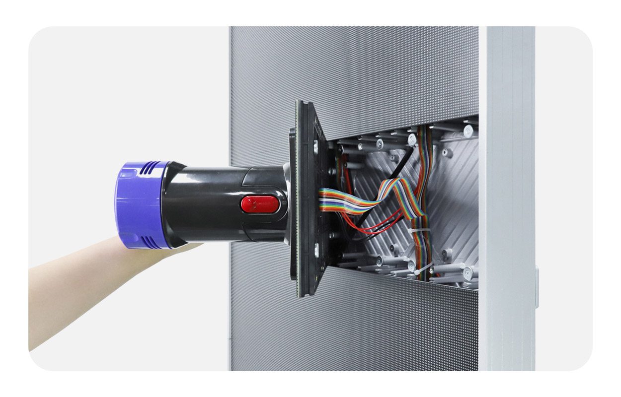 1.53mm Indoor Foldable Front Service Poster LED Display - 416x1248 Resolution - Image 6