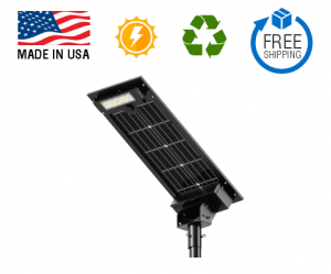 Solar Powered LED Street Light – 10000lm MADE IN USA