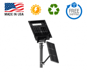 Solar Powered LED Street Light With Booster - 6000lm MADE IN USA