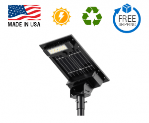 Solar Powered LED Street Light – 6000lm MADE IN USA