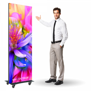 PO Series P4mm Outdoor LED Poster Display