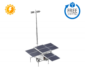3840W Solar Powered Mobile LED Light Tower - HSL-3840B