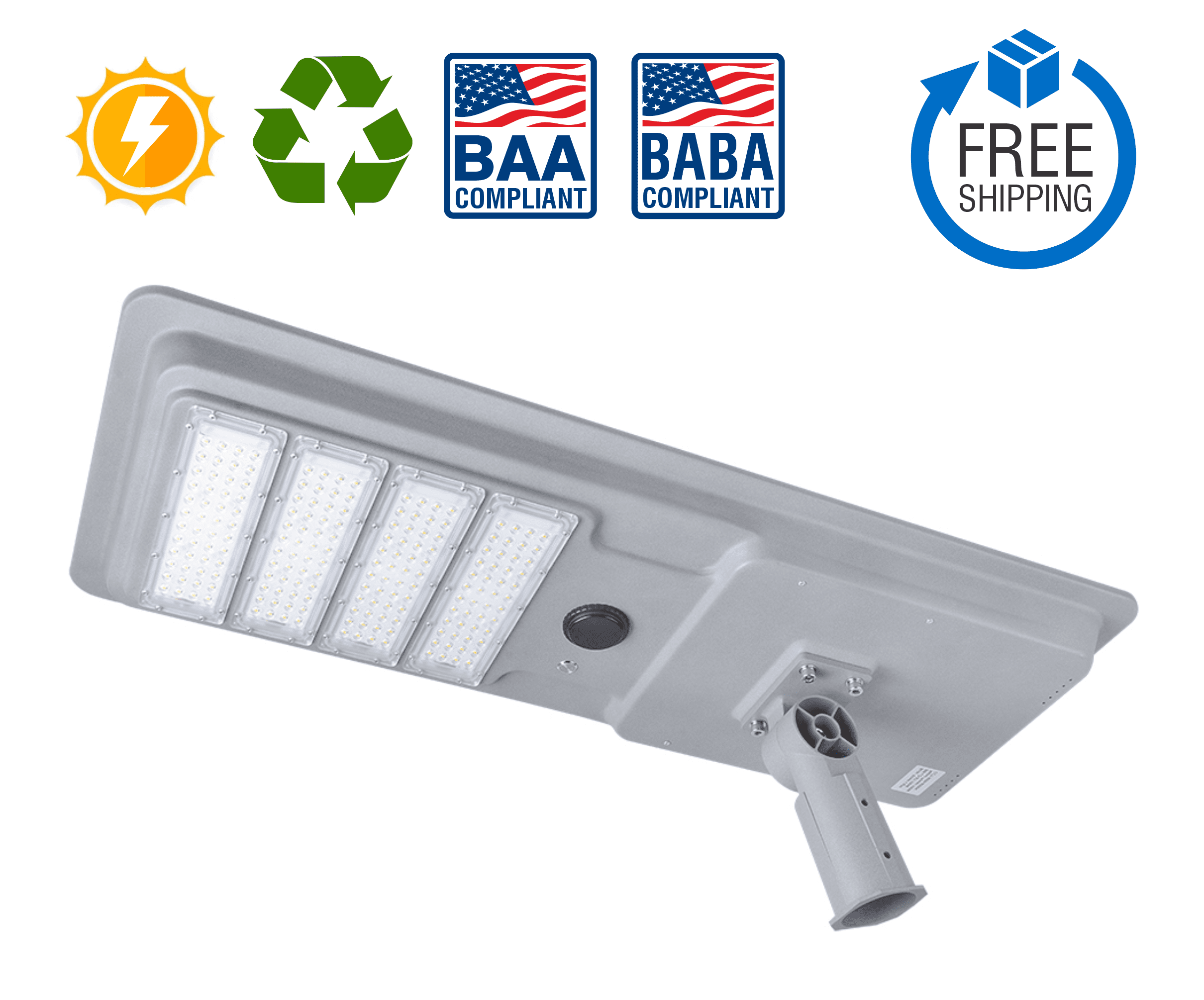 Solar LED Street Light - 100W (BABA / BAA Compliant)