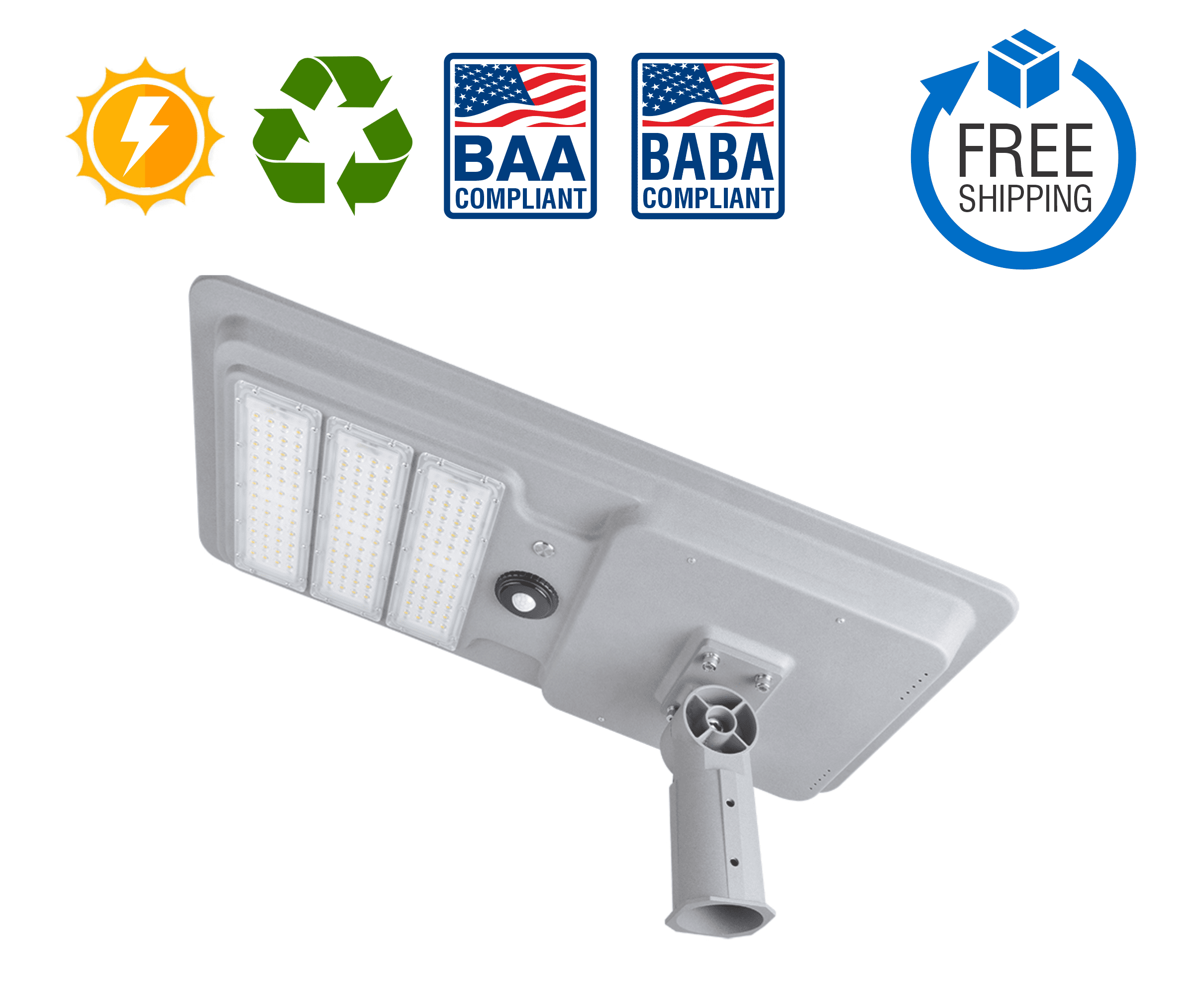 Solar LED Street Light - 80W (BABA / BAA Compliant)